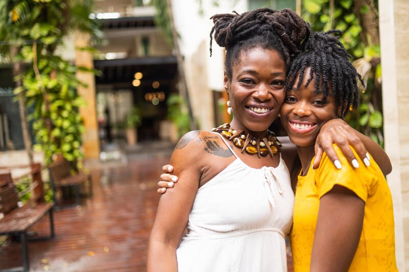 Black woman leader speaking out with conviction